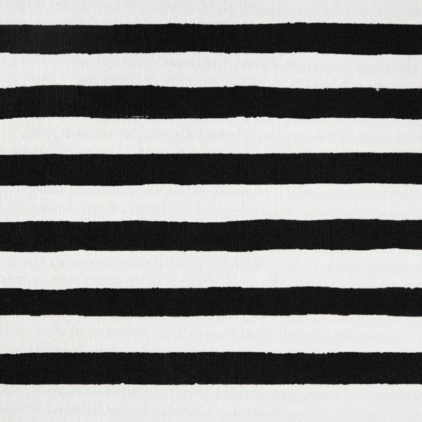 Hand Painted Shirting Stripe 4-Pack Placemat Set 13”x19” Silver/White 