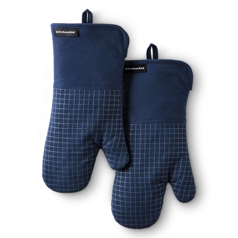 Gourmet Series Gridlines 2-Pack Oven Mitt Set