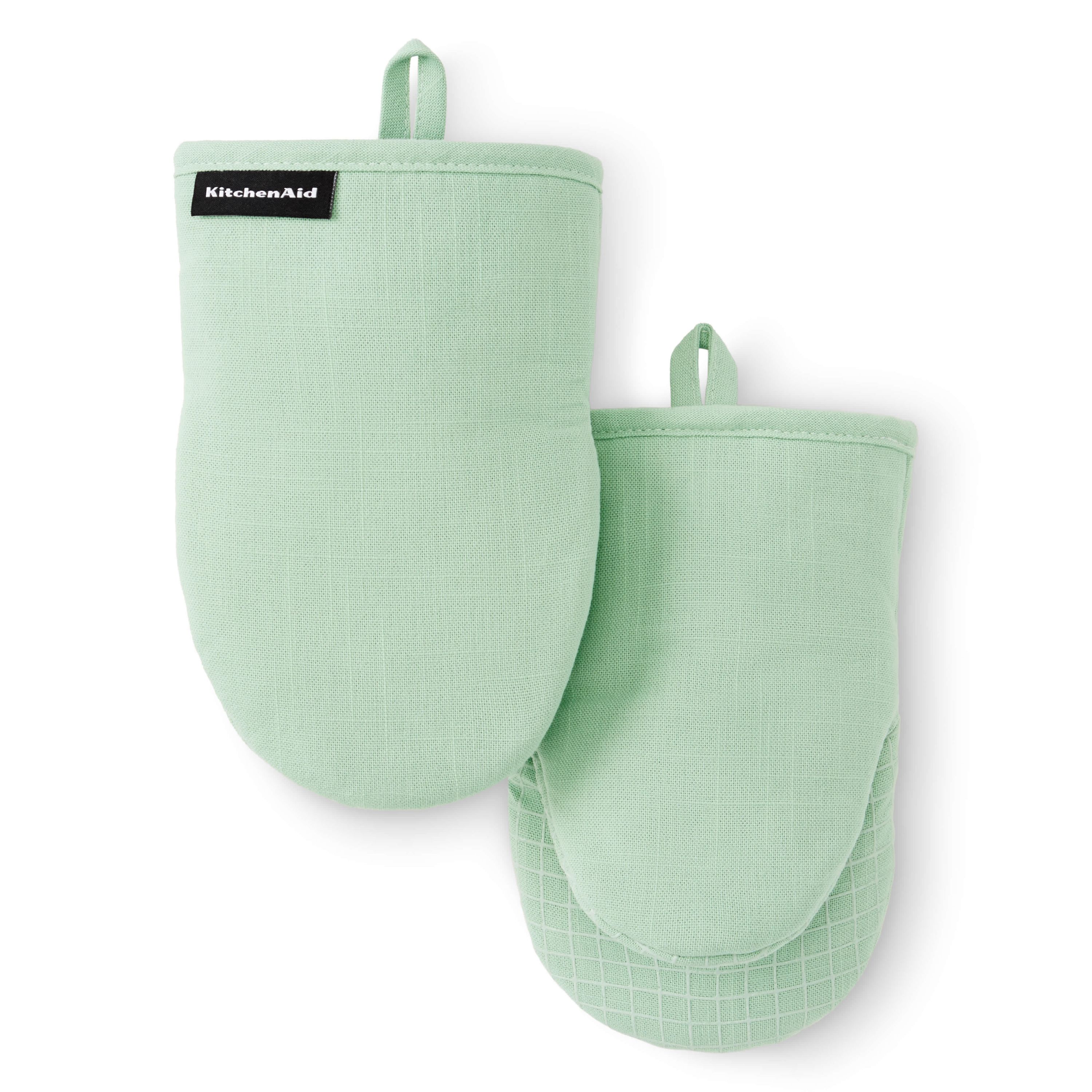 Gourmet Series Gridlines 2-Pack Mini Oven Mitt Set