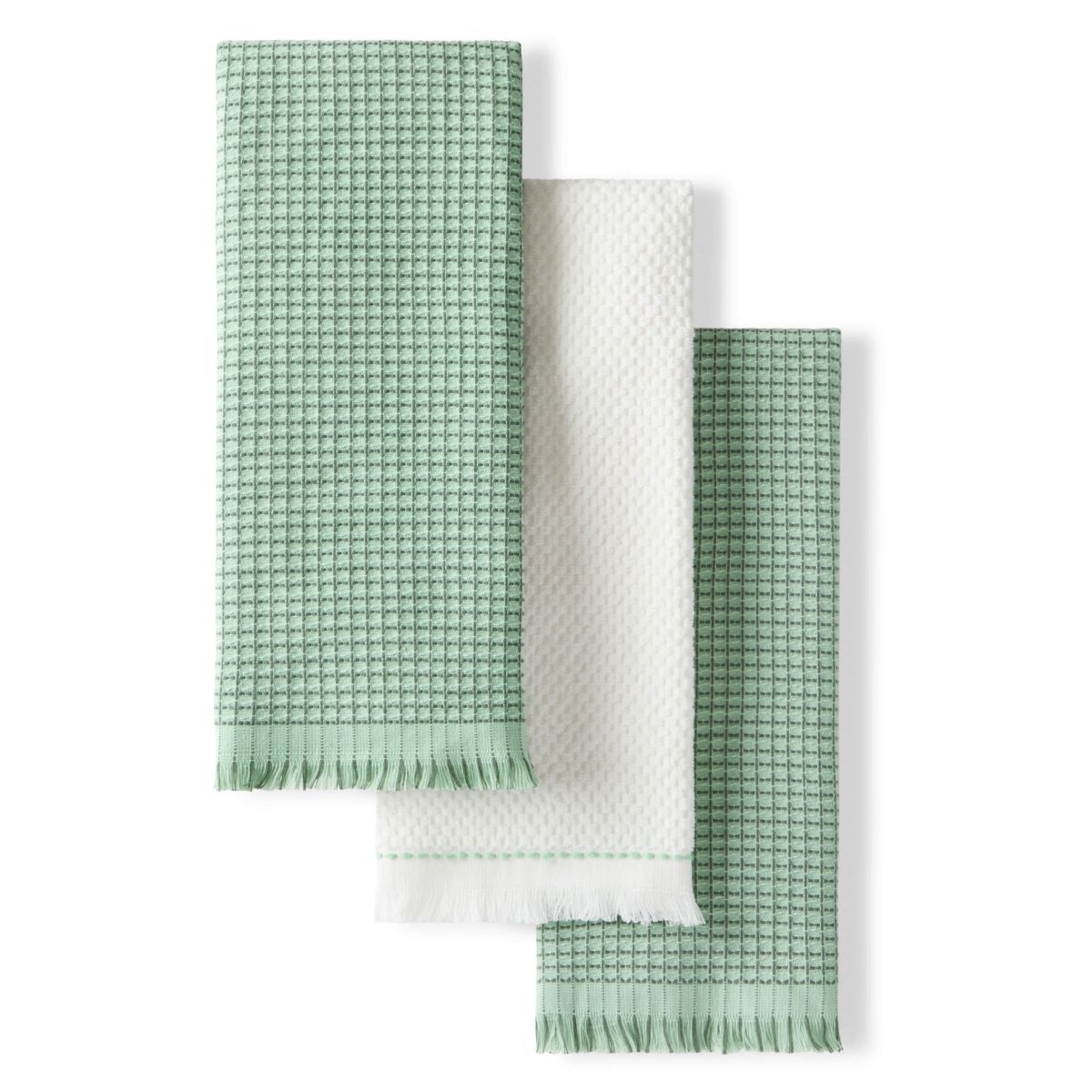 Gourmet Series Gridlines 3-Pack Kitchen Towel Set