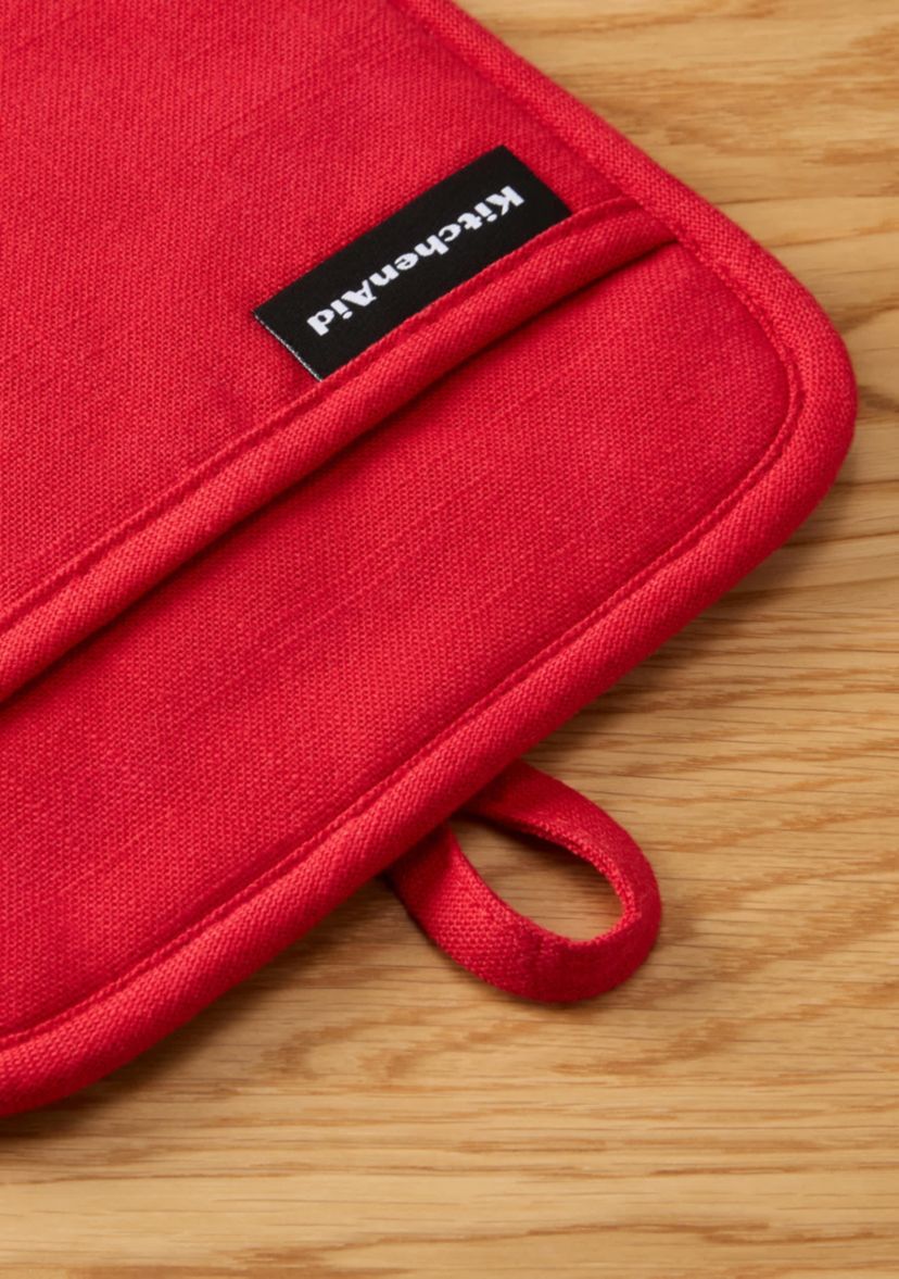 Gourmet Series Gridlines Pot Holder Set Ink Blue