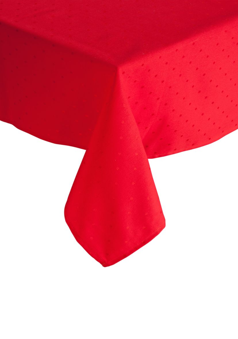 Larabee Dot Oblong Tablecloth 70-in. x 144-in.