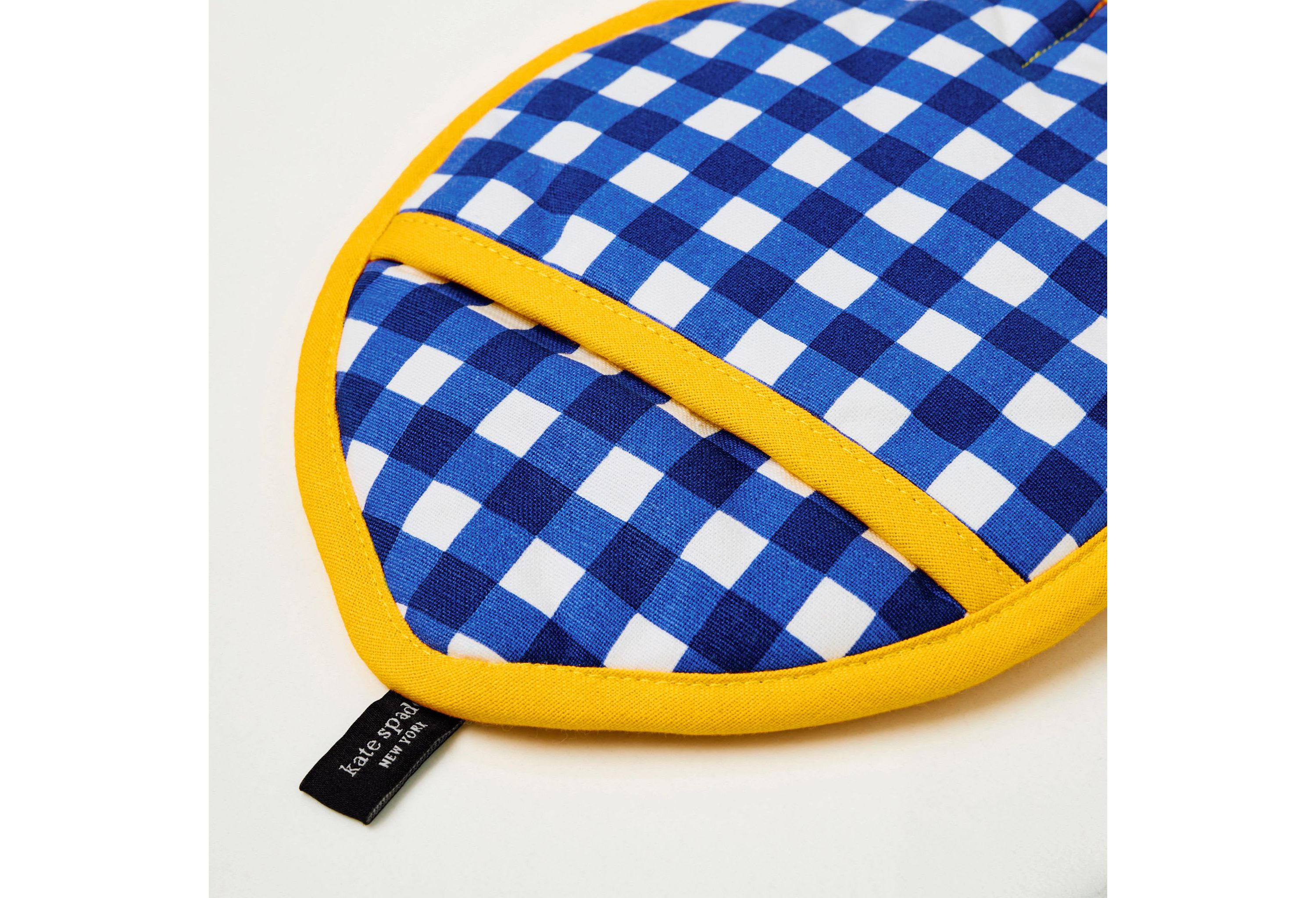 Lemon Party Spring Gingham Pot Holder Set