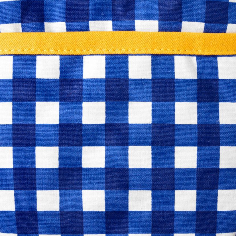 Lemon Party Spring Gingham Pot Holder Set