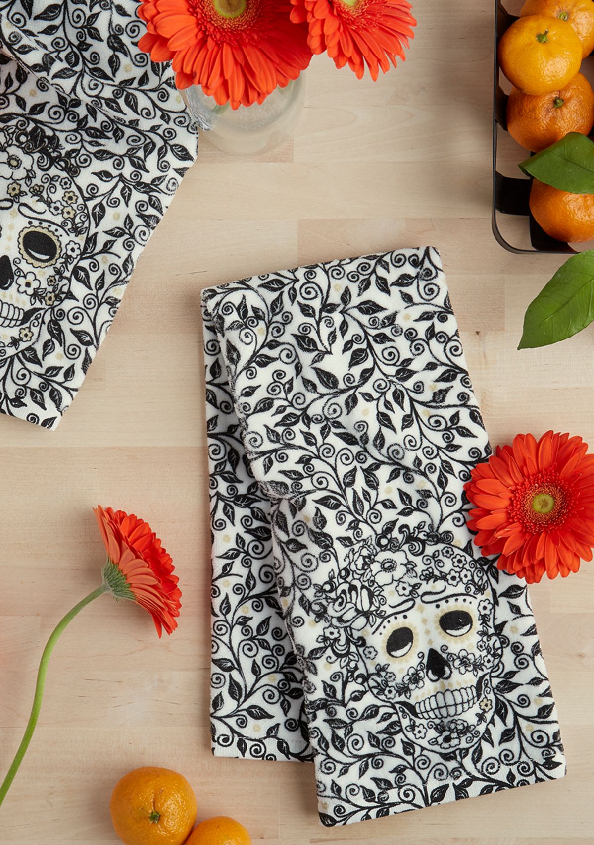 Skull & Vine Kitchen Towel 2-Pack Set
