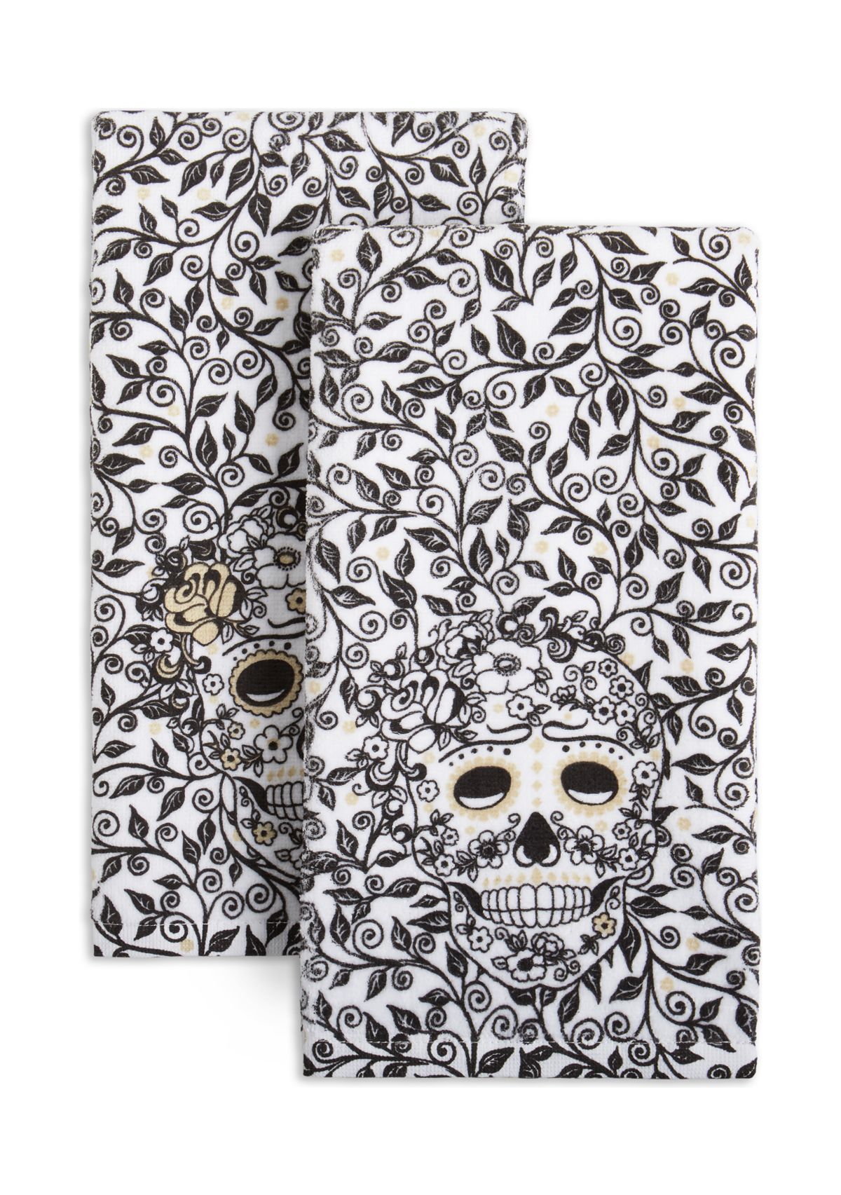 Skull & Vine Kitchen Towel 2-Pack Set