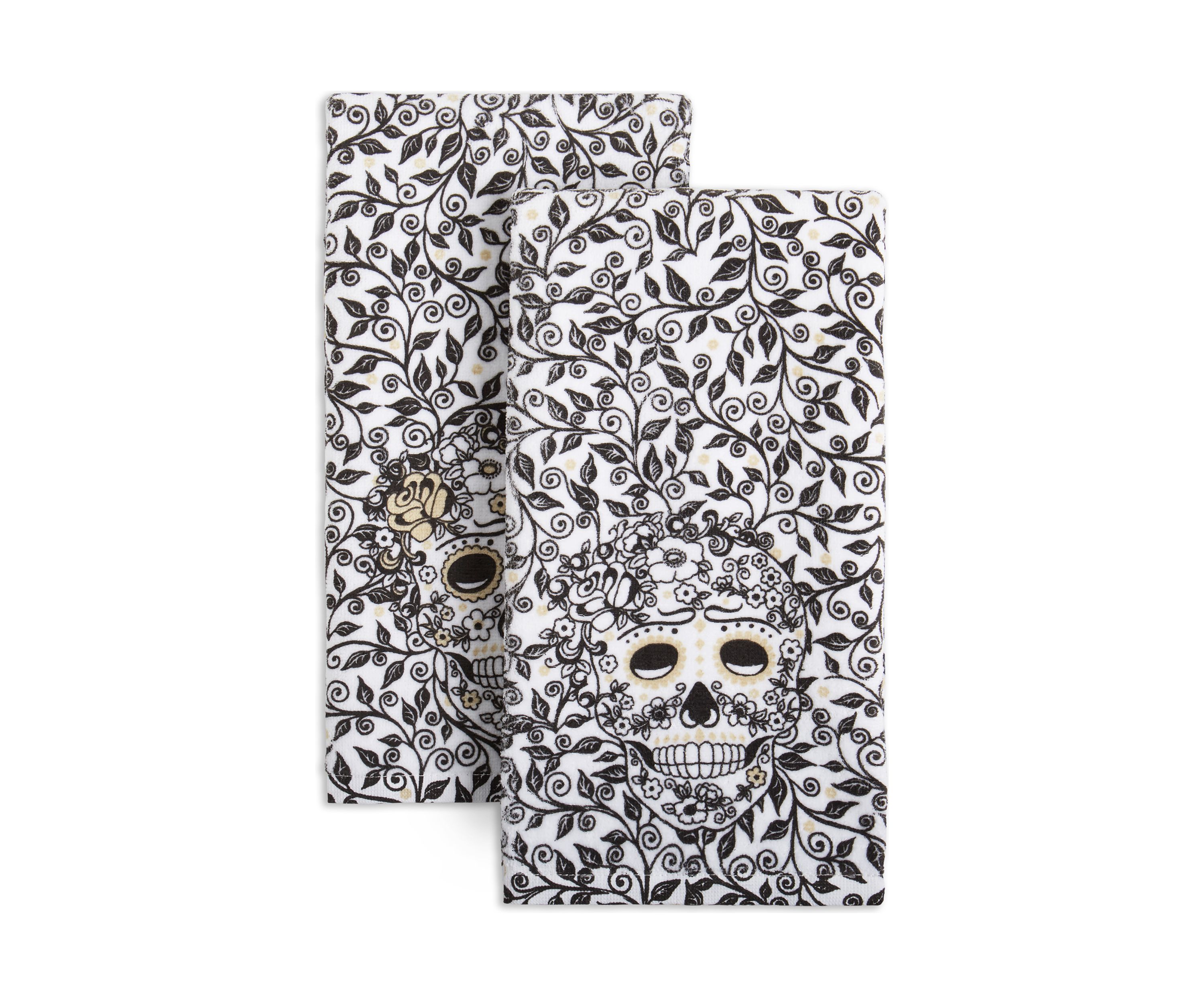 Skull & Vine Kitchen Towel 2-Pack Set