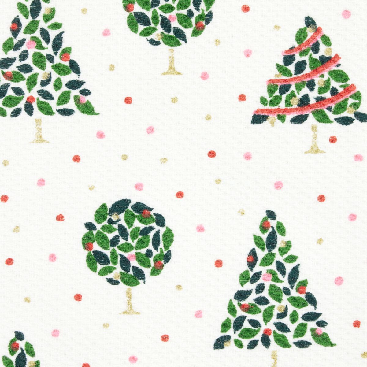 Holiday Confetti Acrobat Plaid Kitchen Towel Set