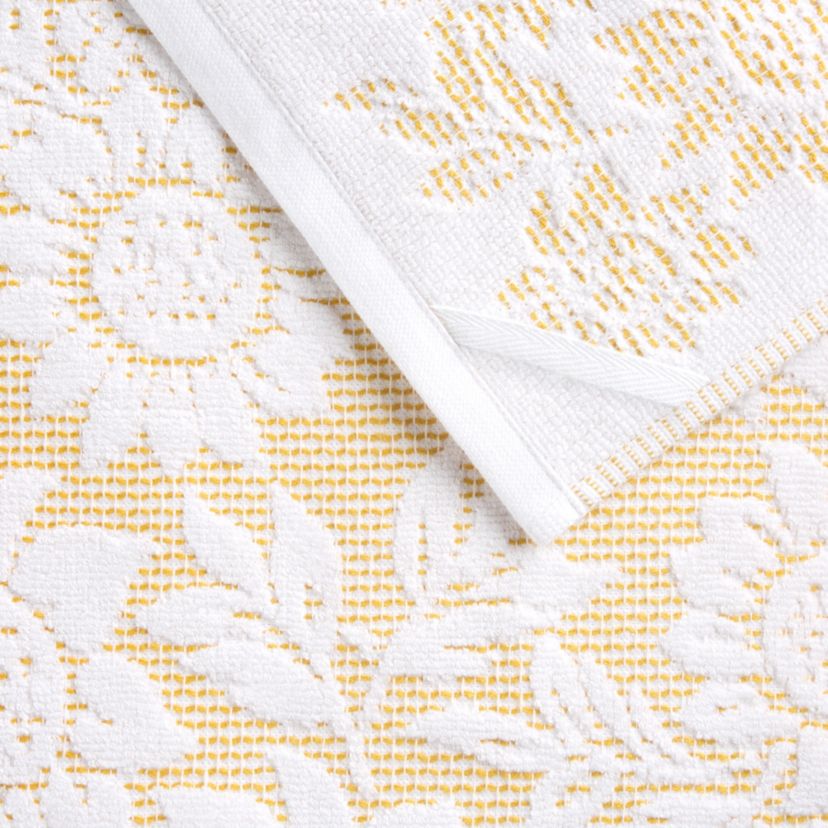 Woodland Harvest Jacquard Sunflowers Kitchen Towel Set Yellow