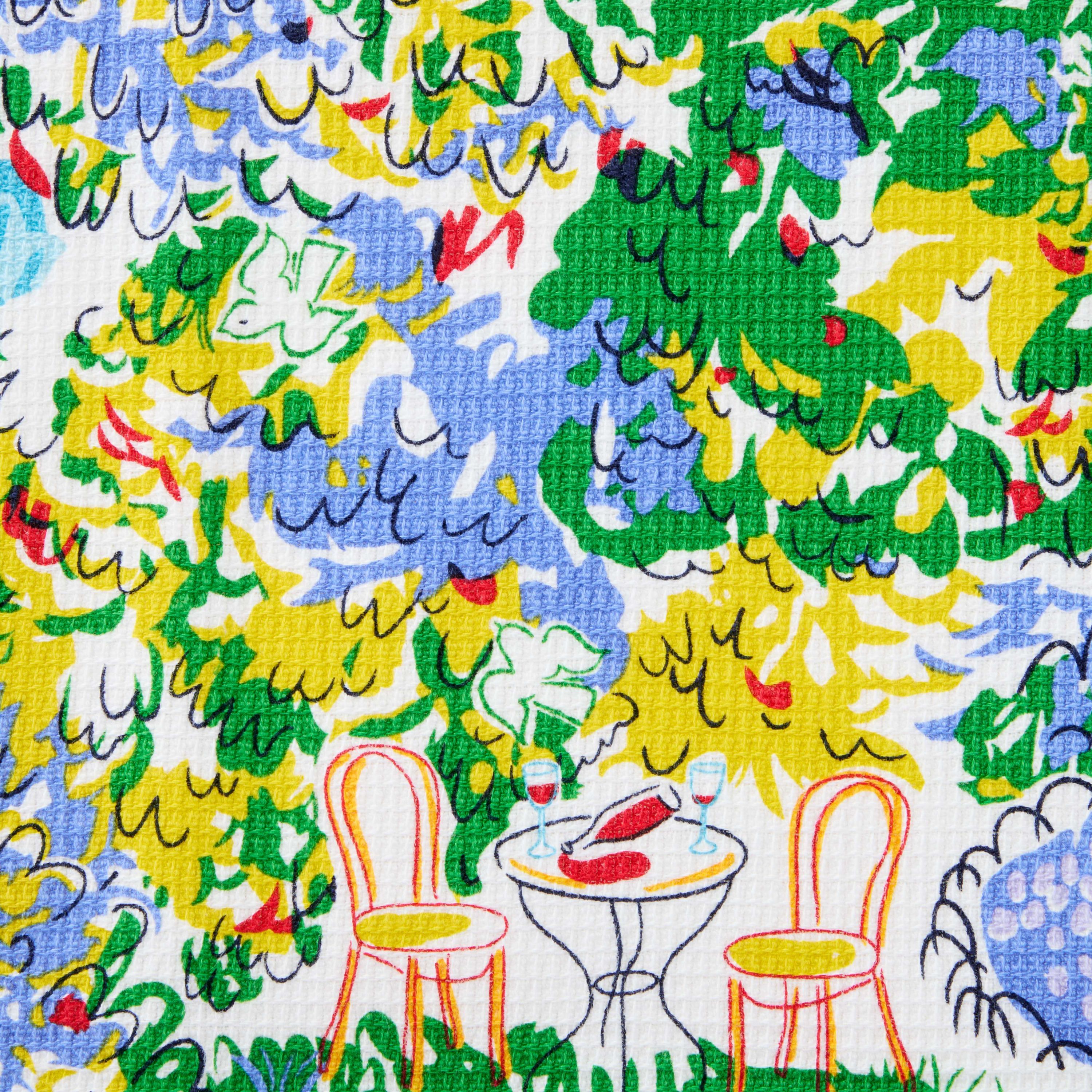 Spring Garden 4-Pack Kitchen Towel