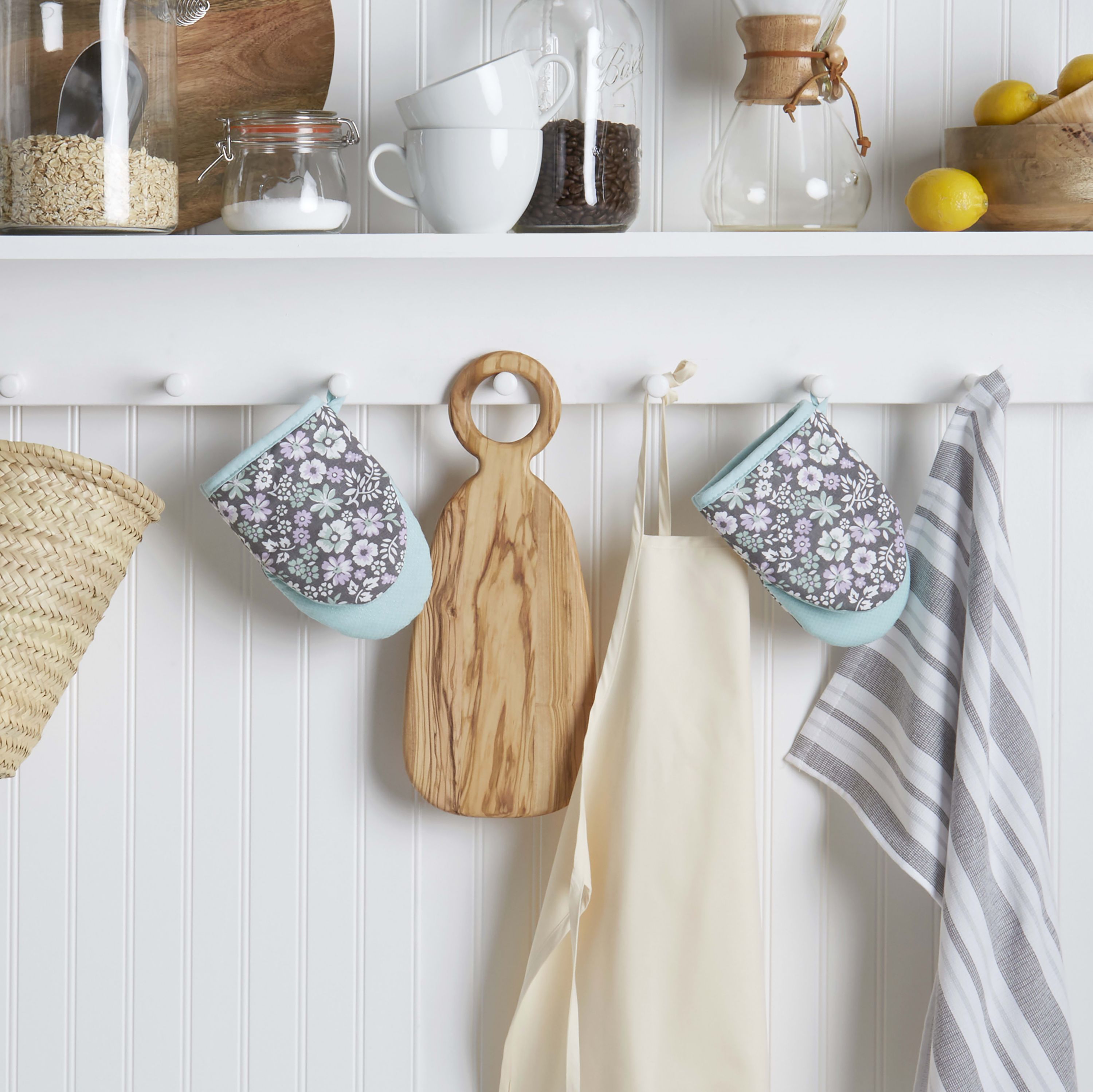 Ditsy Floral Mini Mitt Set