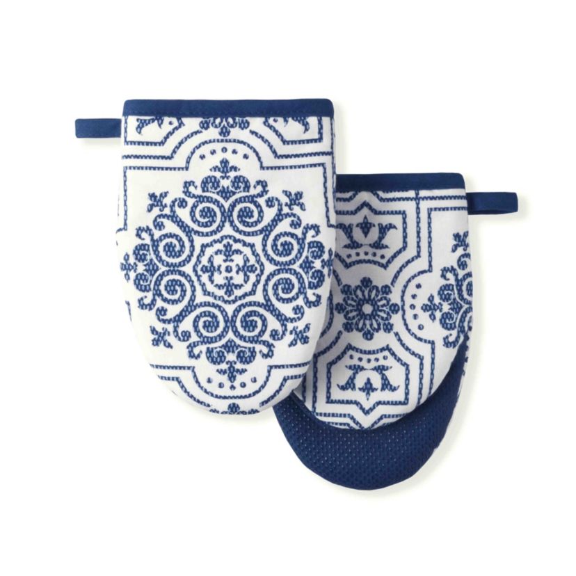 Strie Medallion Mini Mitt Set