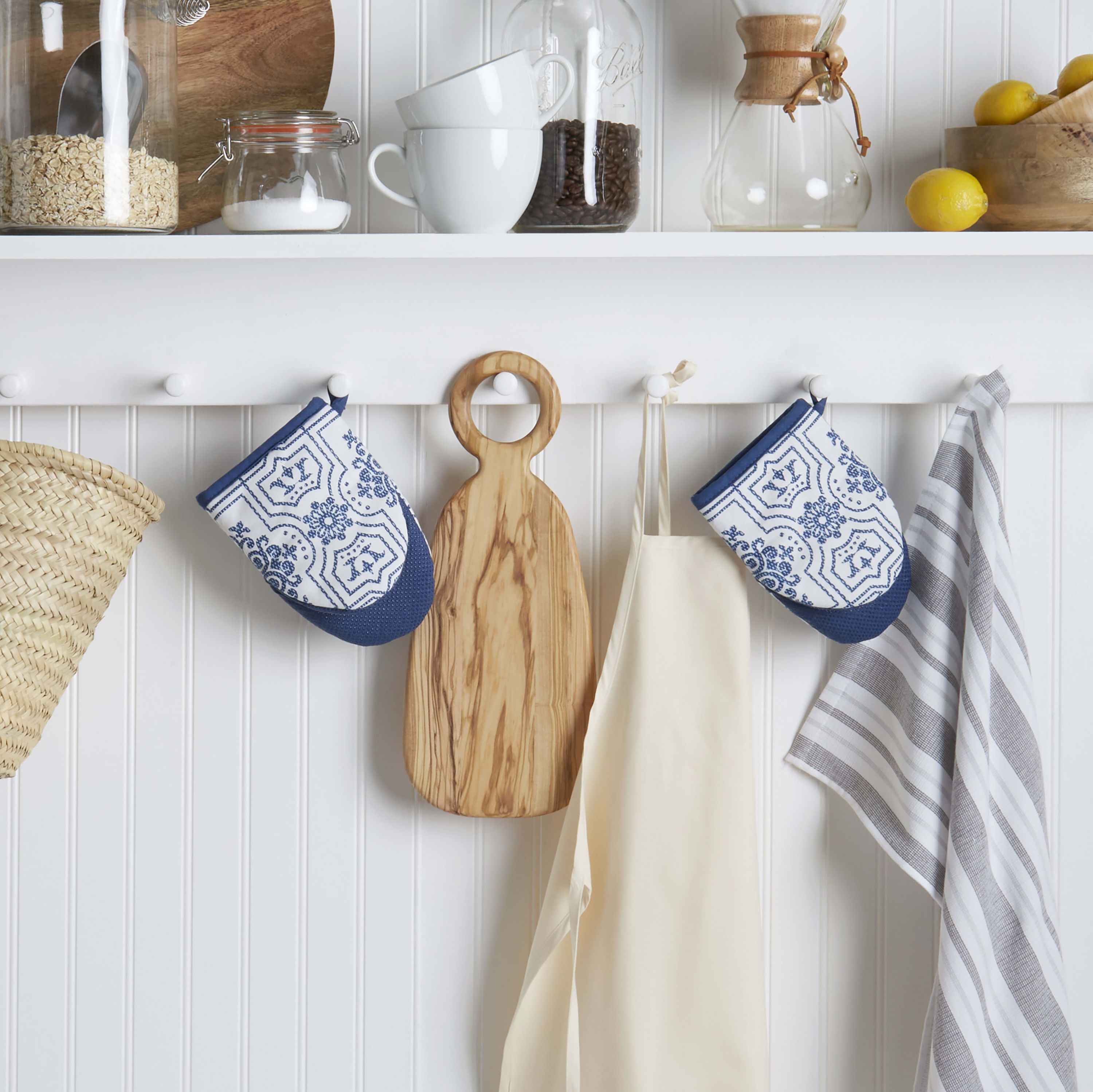 Strie Medallion Mini Mitt Set