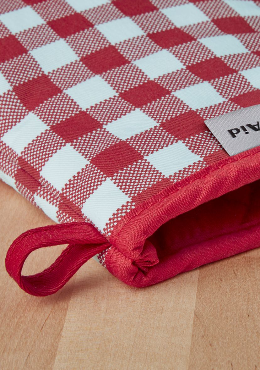Gingham Mini Oven Mitt 2-Pack Set