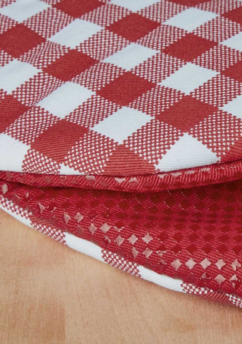 Gingham Mini Oven Mitt 2-Pack Set