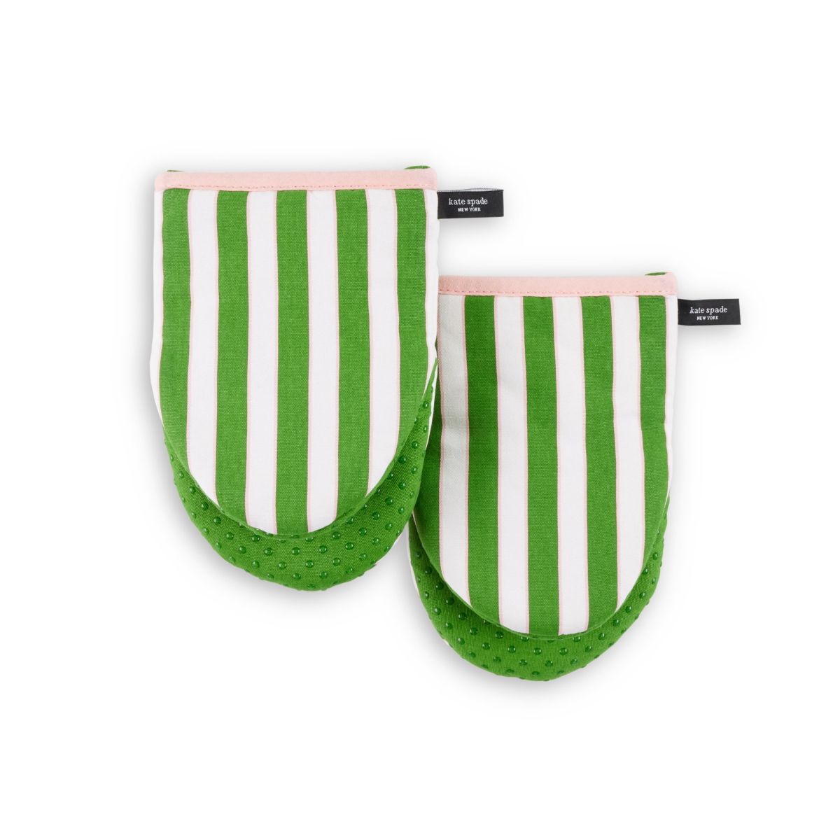 Botanical Stripe Navy Mini Oven Mitt Set
