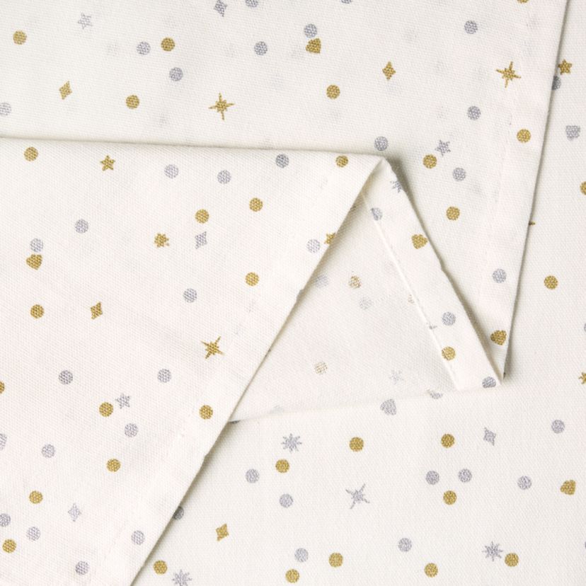 Celebration Confetti Dot Holiday Ivory/Gold/Silver Napkin Set