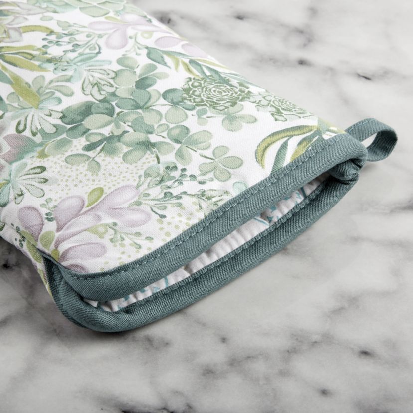 Succulents Oven Mitt Set