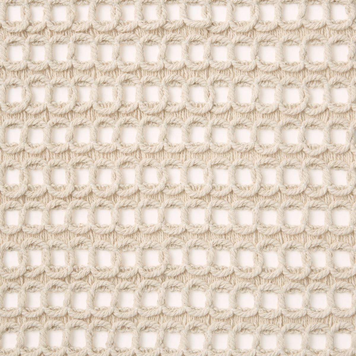 Kai Macrame Placemats 4-Pack Set, Natural, 14"x19"