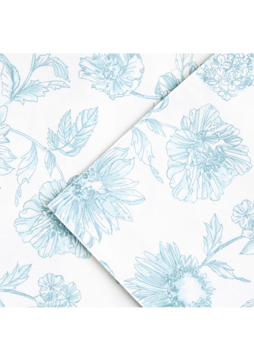 Botanical Floral Reversible Placemats - Set of 4