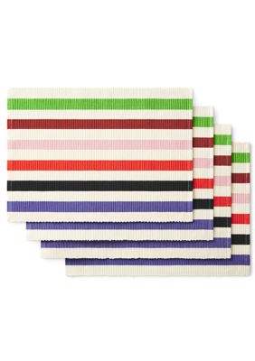 kate spade new york Adventure Stripe Rib Woven Placemat Set