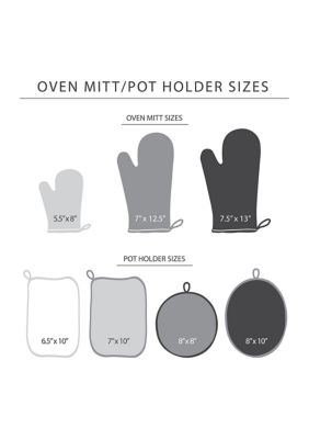 Skull & Vine Oven Mitt Pot Holder 2-Pack Set