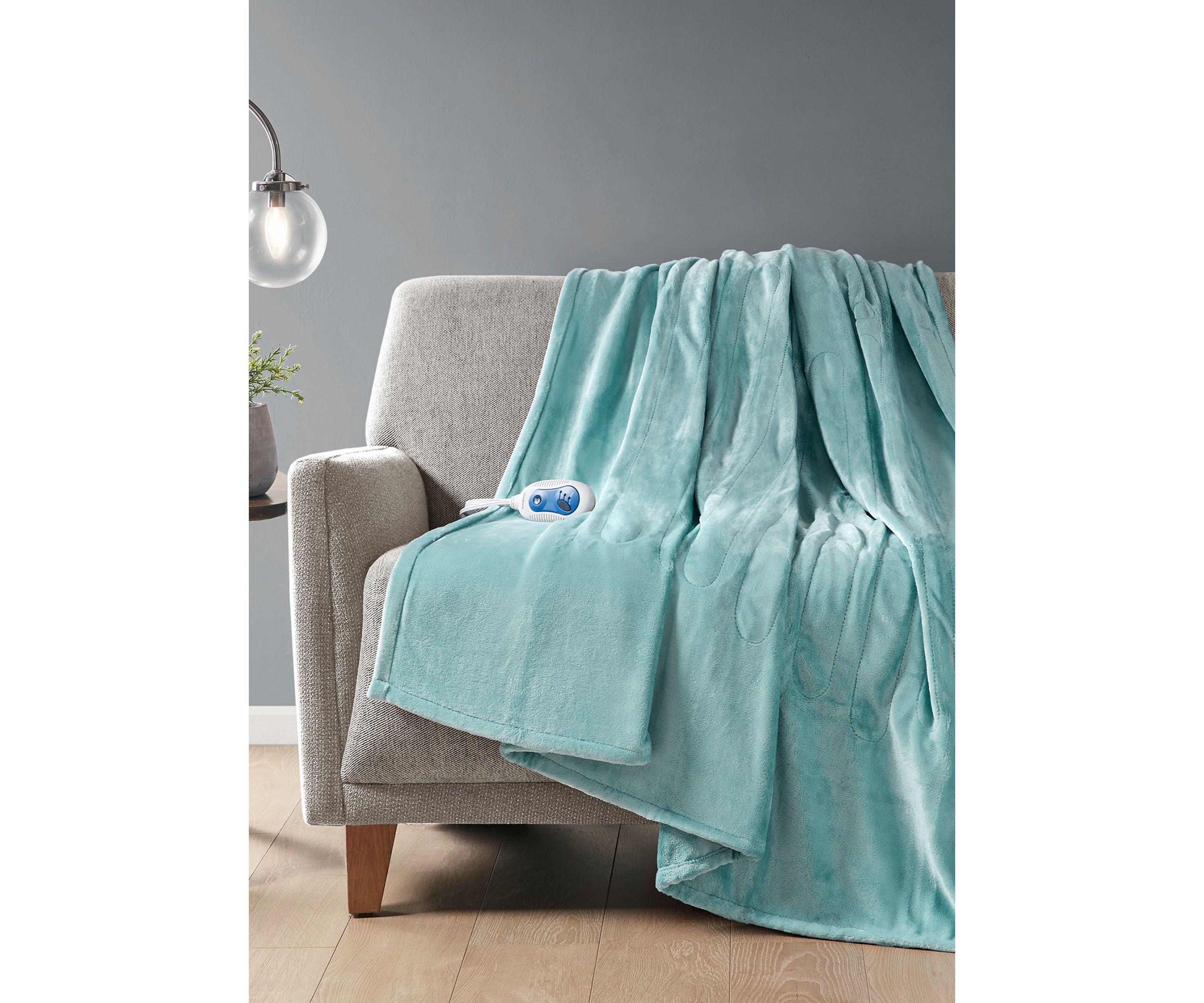 Heated Plush Throw