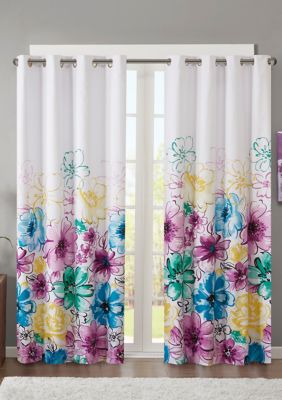 Olivia Printed Total Blackout Window Panel