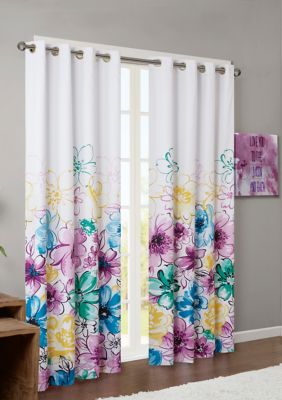 Olivia Printed Total Blackout Window Panel