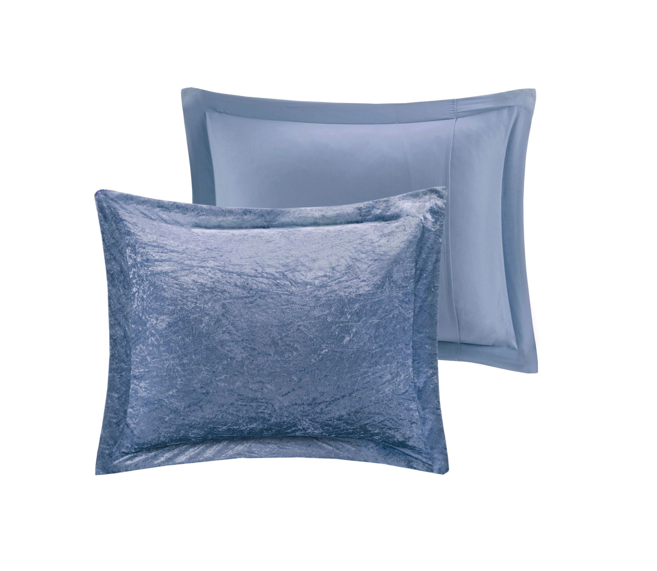 Felicia Velvet Duvet Cover Set with Throw Pillow