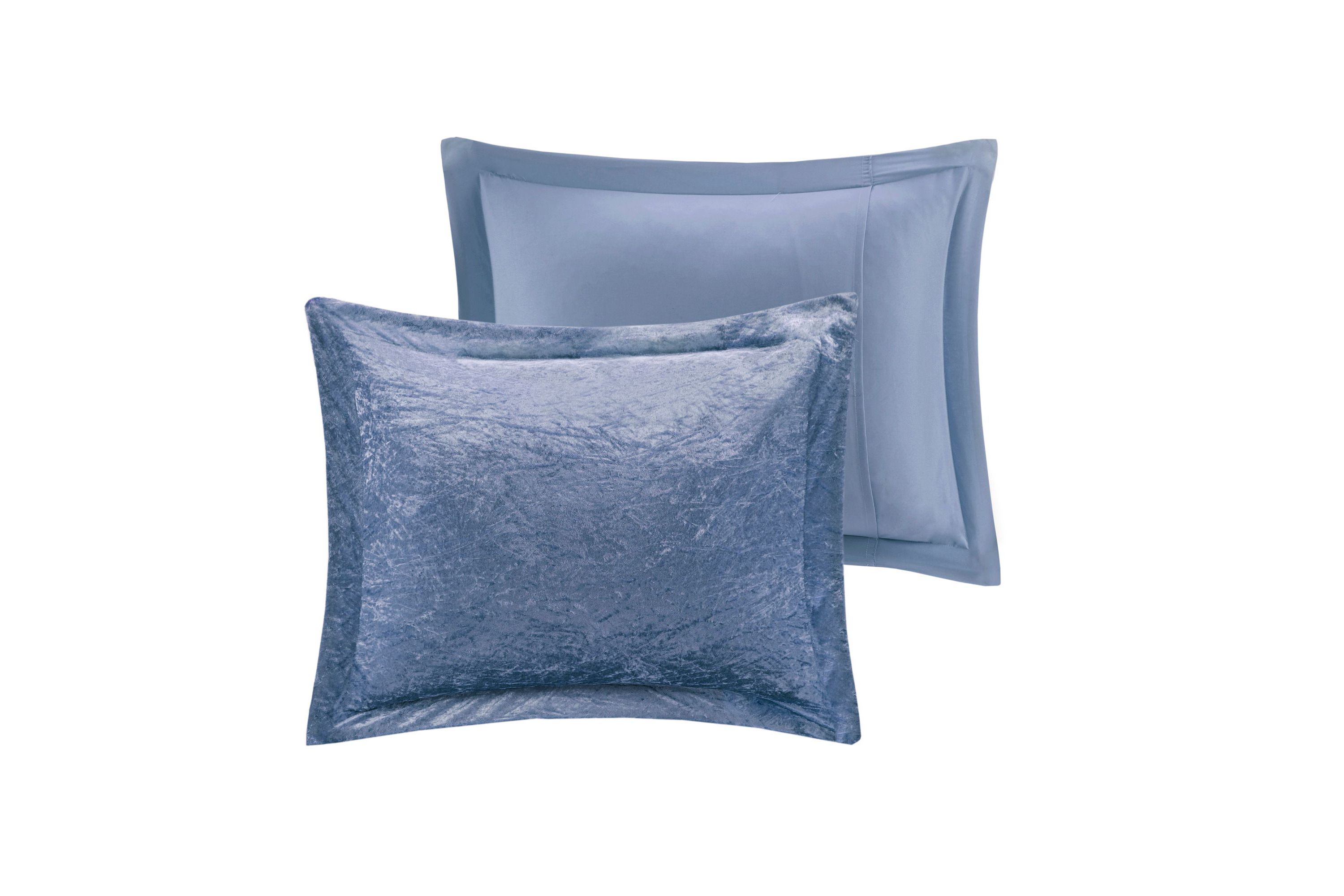 Felicia Velvet Duvet Cover Set with Throw Pillow