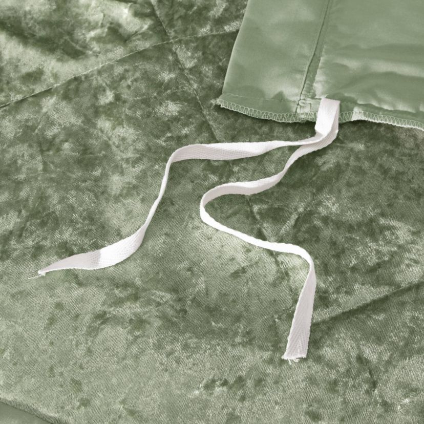 Felicia Velvet Duvet Cover Set with Throw Pillow