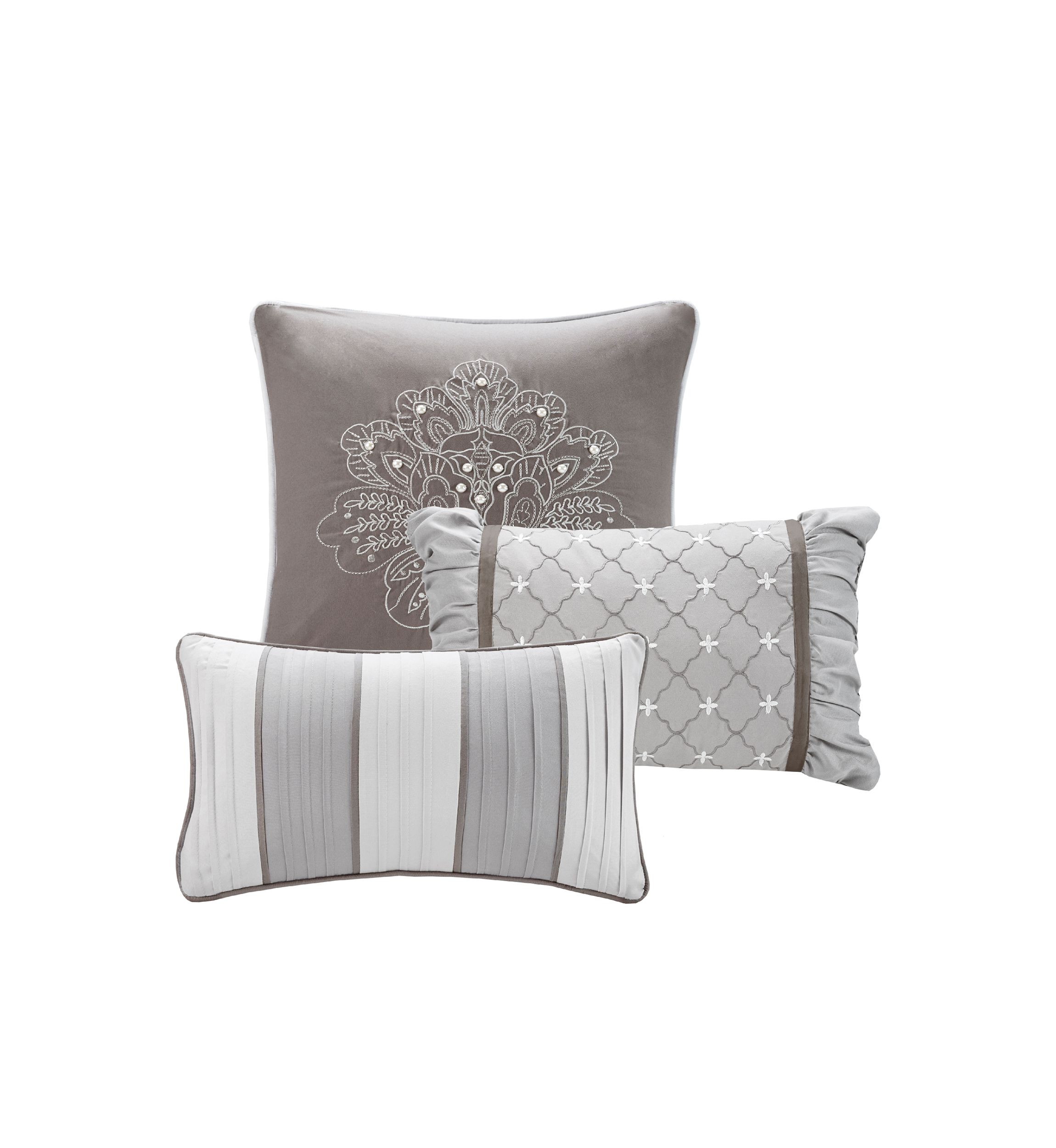 Bellagio 6-Piece Coverlet Set Brown