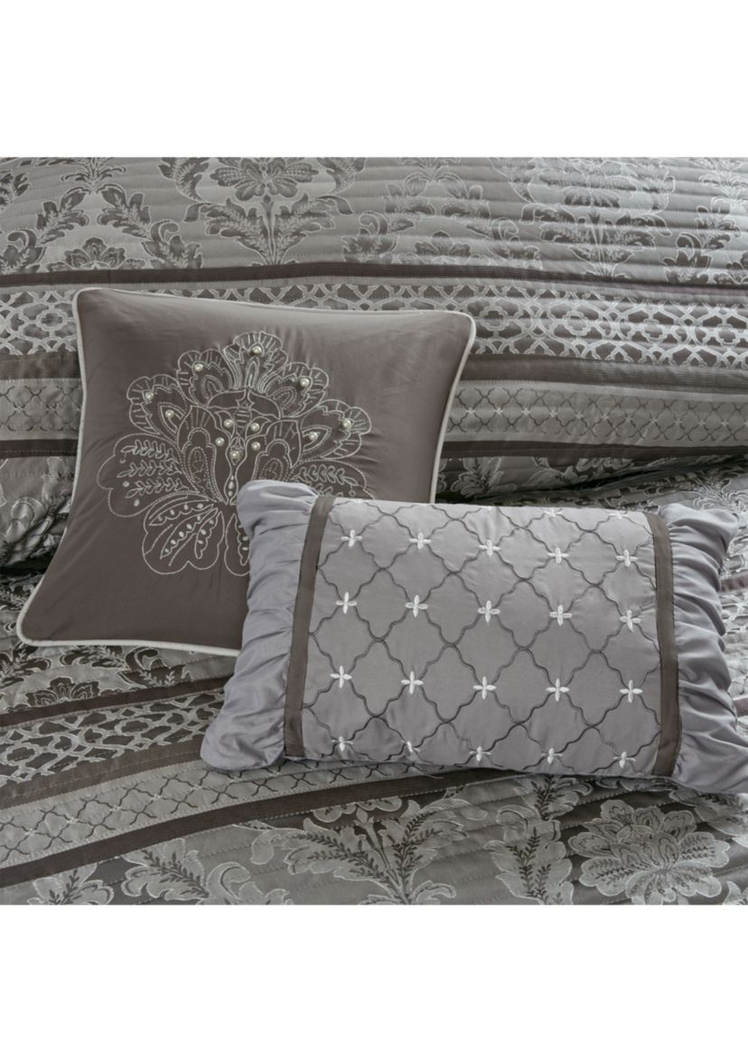 Bellagio 6-Piece Coverlet Set Brown