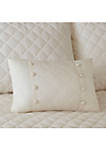 Breanna 4-Piece Tailored Bedspread Set - Ivory
