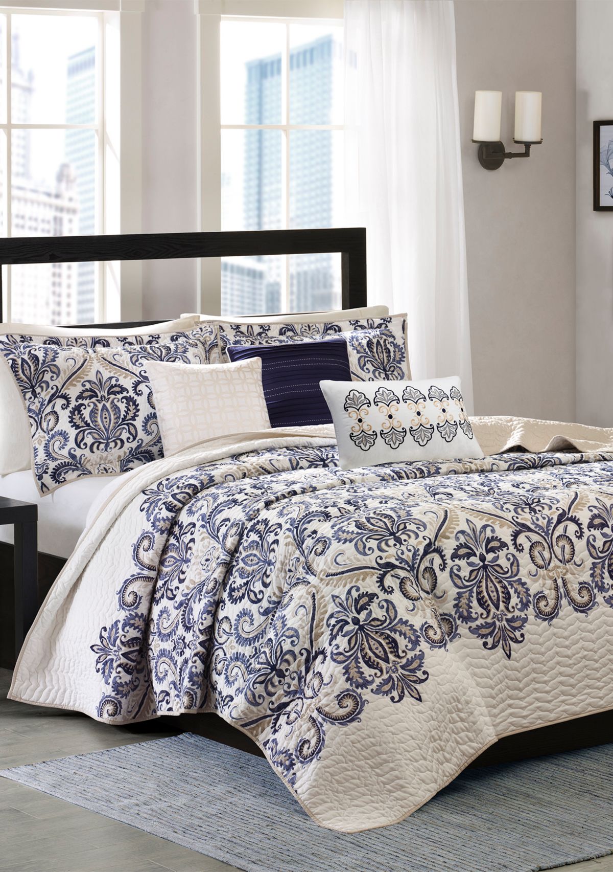 Cali 6-Piece Quilted Coverlet Set