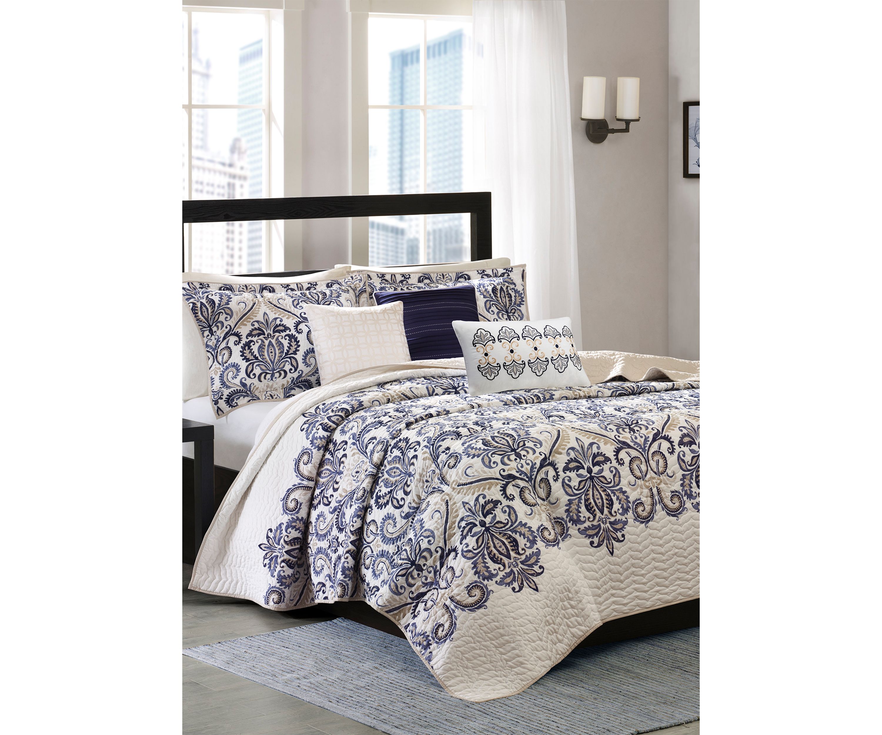 Cali 6-Piece Quilted Coverlet Set