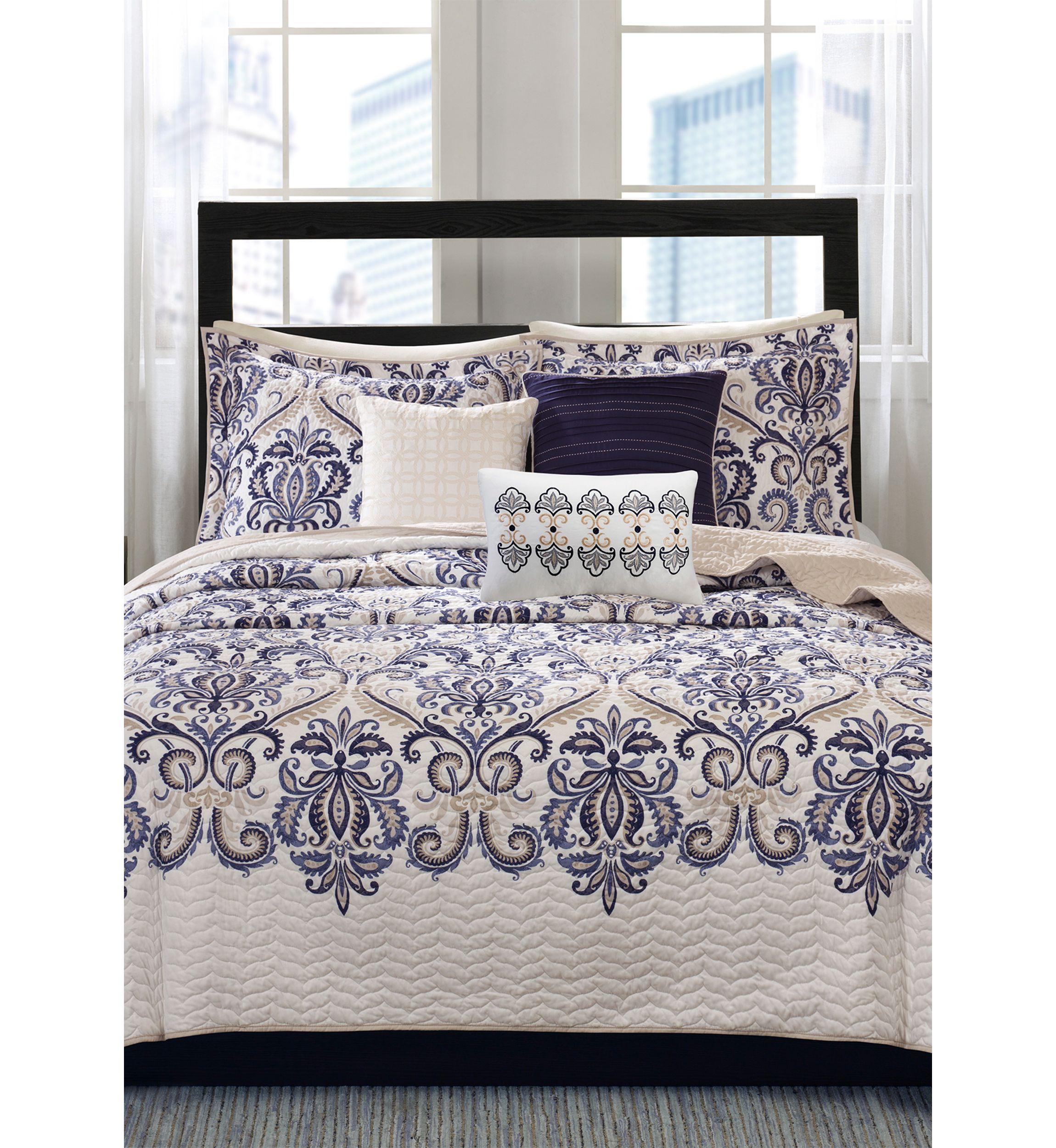 Cali 6-Piece Quilted Coverlet Set
