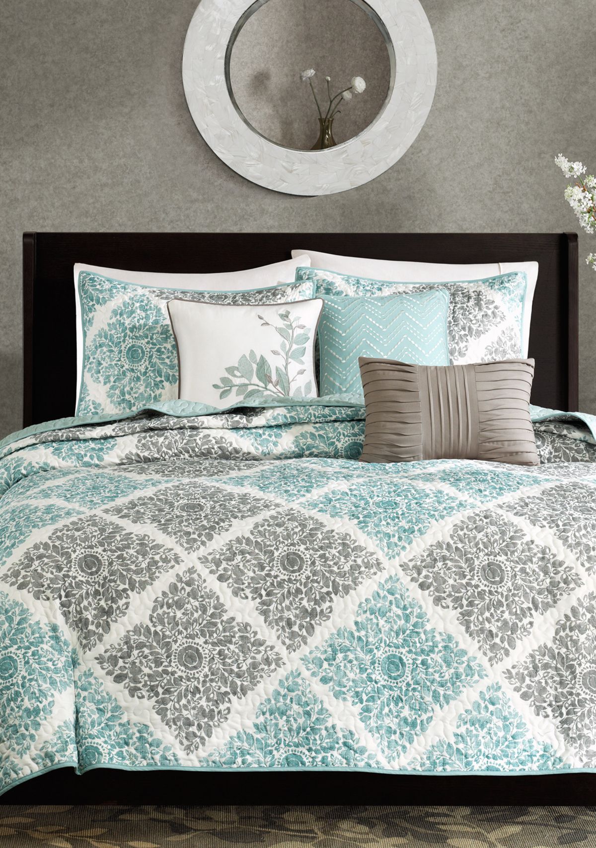 Claire 6-Piece Quilted Coverlet Set