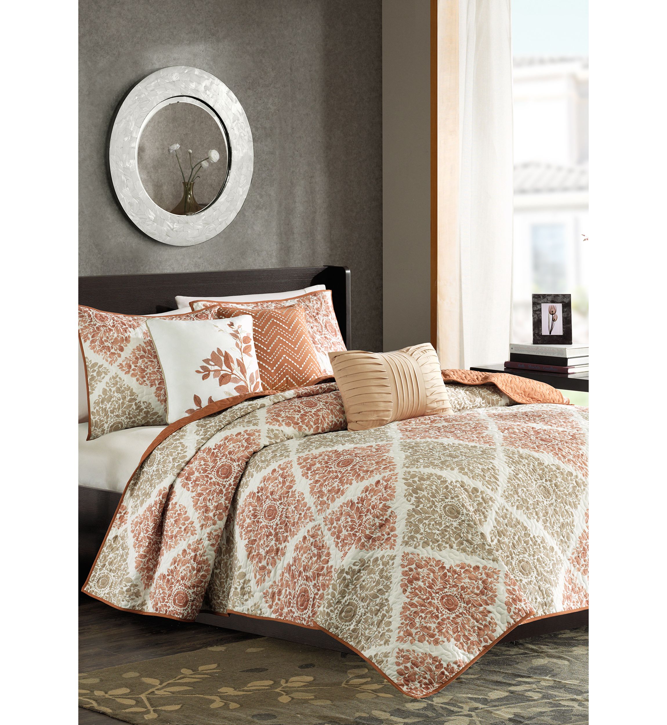 Claire 6-Piece Quilted Coverlet Set