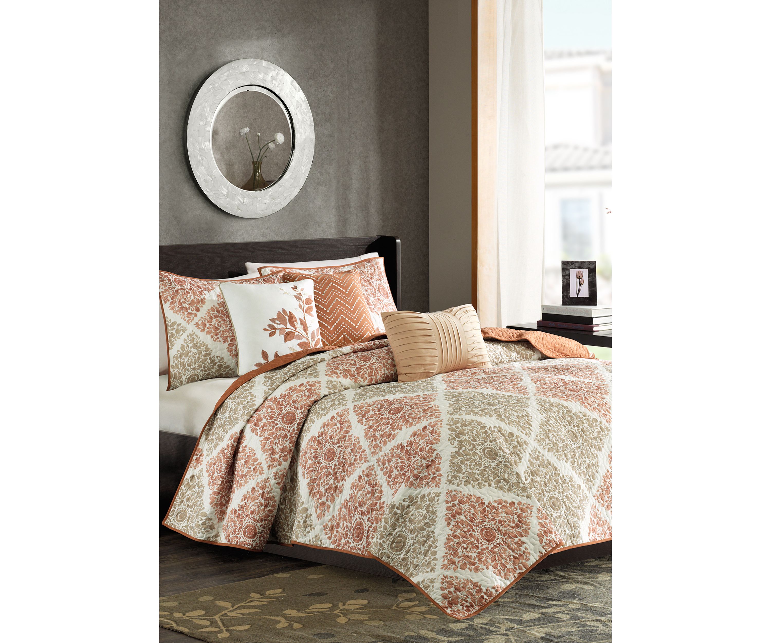 Claire 6-Piece Quilted Coverlet Set