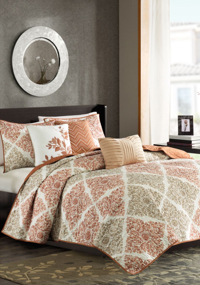 Claire 6-Piece Quilted Coverlet Set