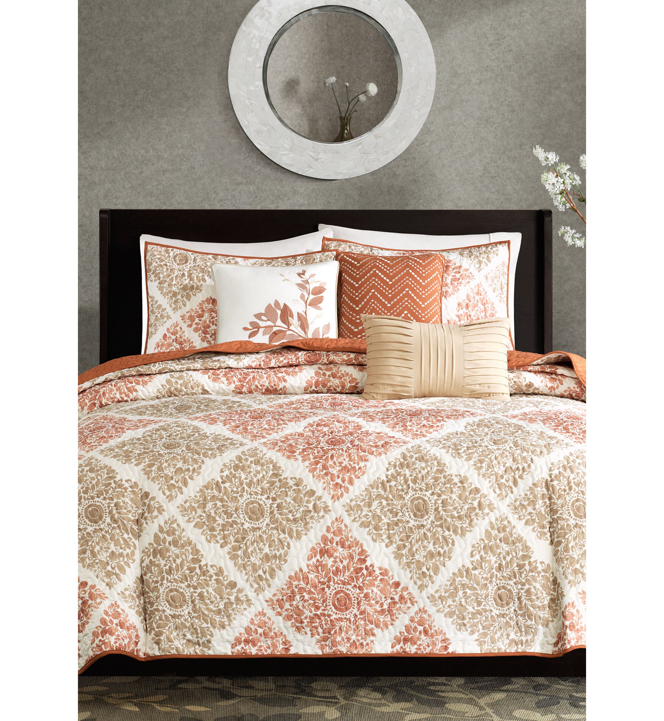 Claire 6-Piece Quilted Coverlet Set
