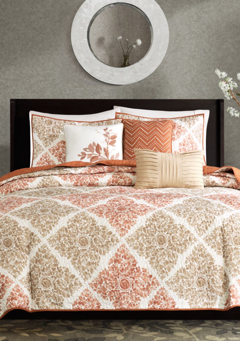 Claire 6-Piece Quilted Coverlet Set