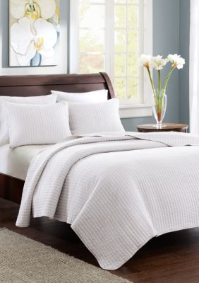 Madison Park Keaton White Coverlet Set Belk