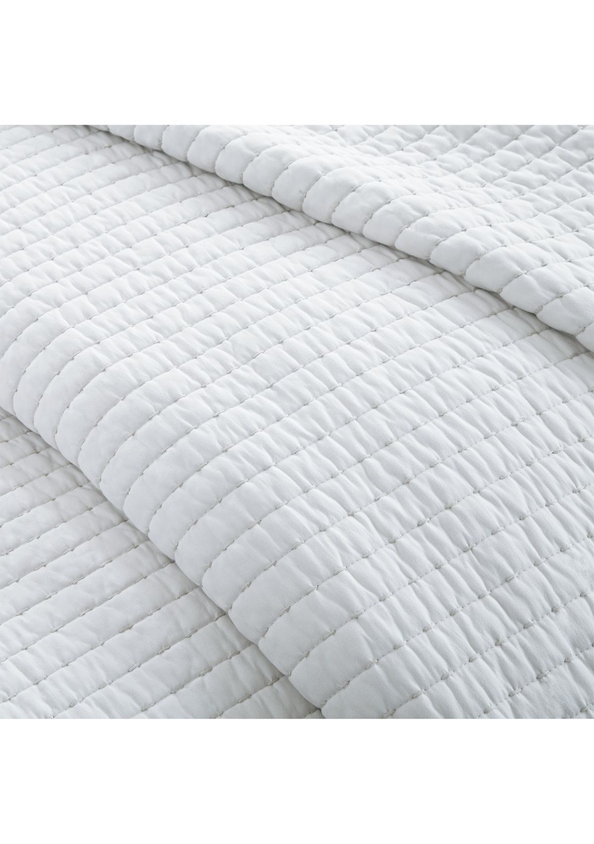 Keaton White Coverlet Set