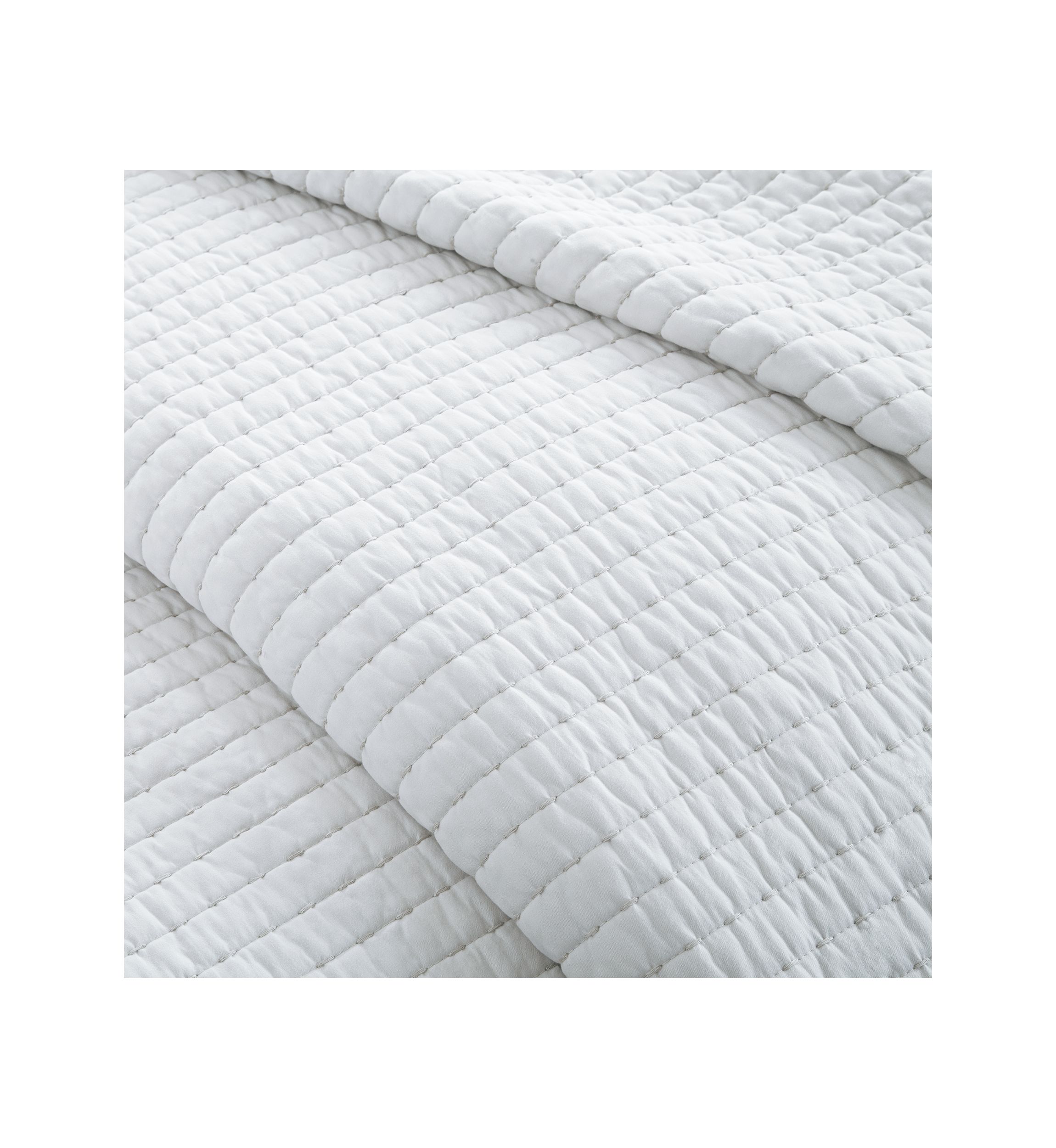 Keaton White Coverlet Set