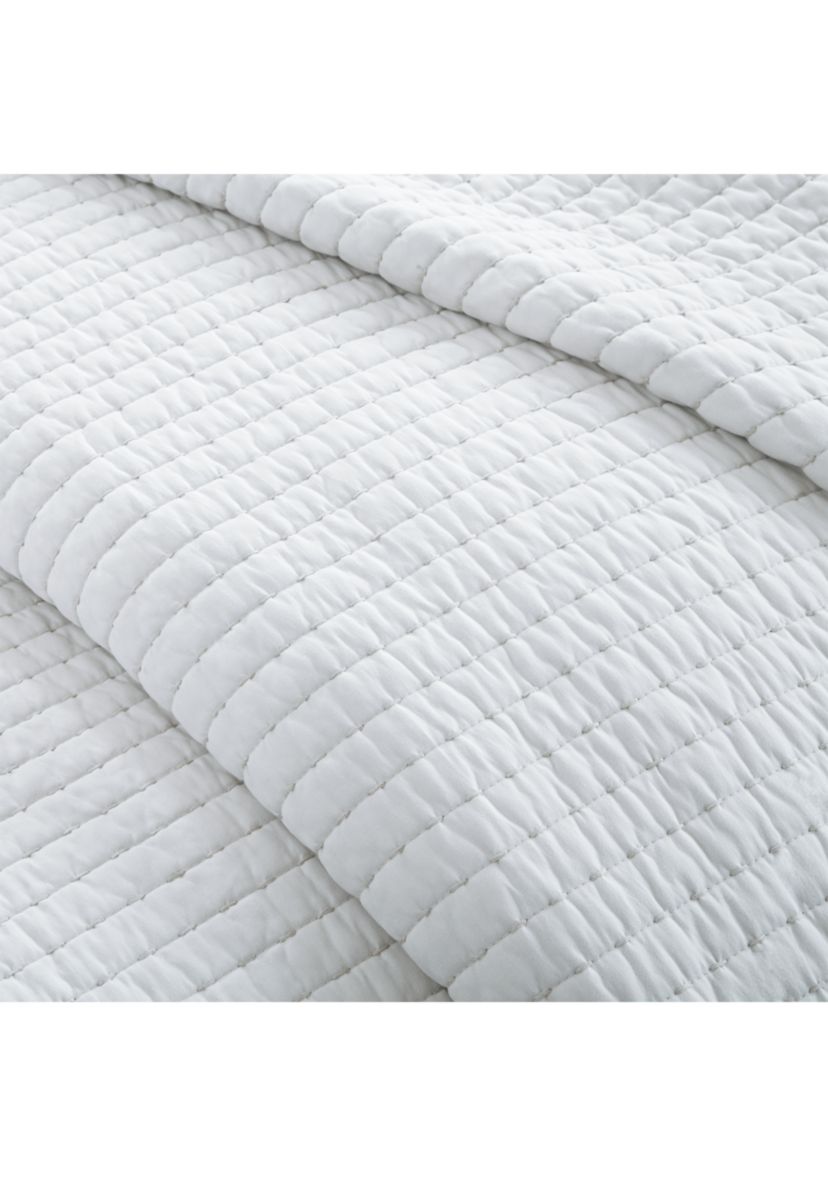 Keaton White Coverlet Set