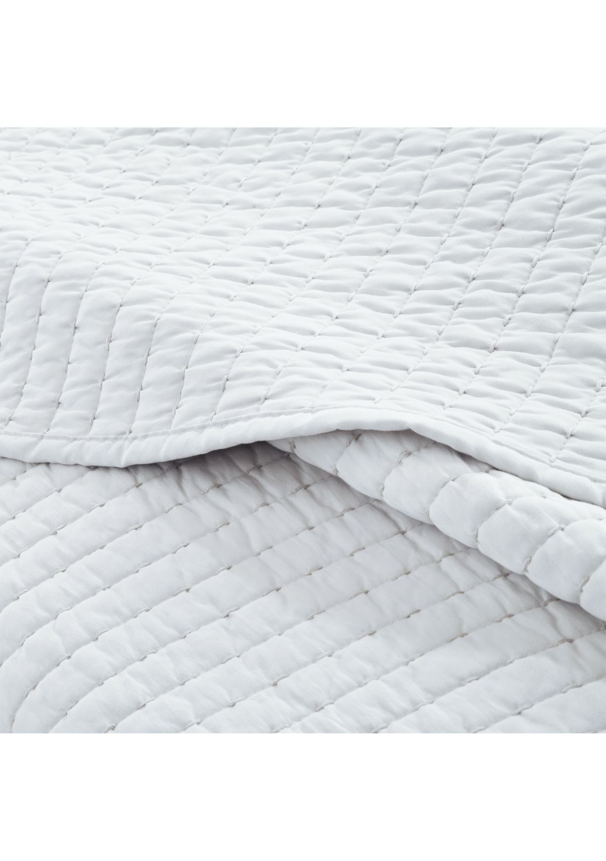 Keaton White Coverlet Set