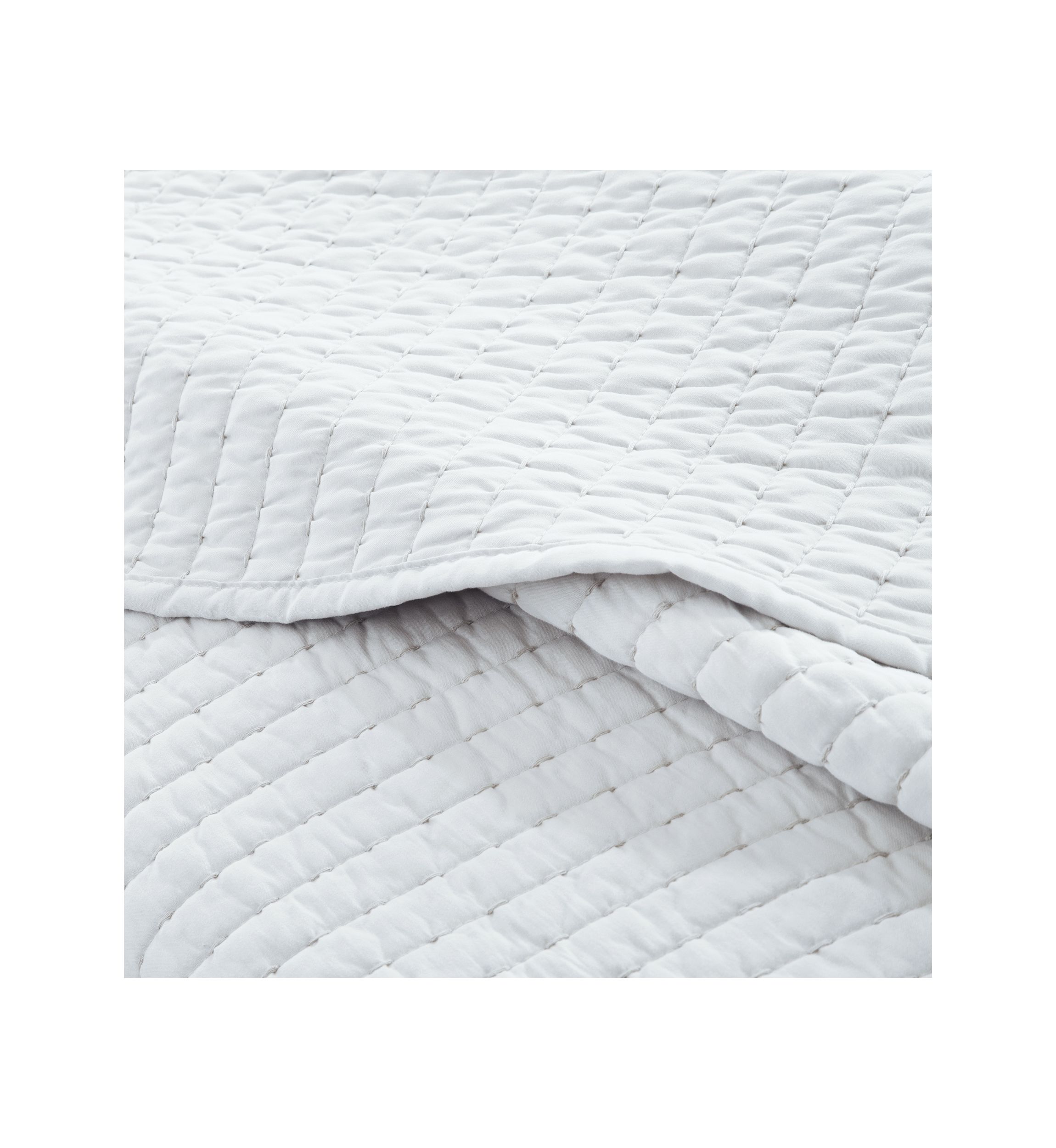 Keaton White Coverlet Set